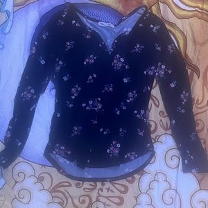 Wallflower floral woman’s blouse